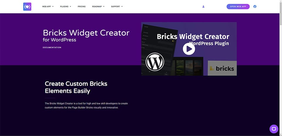 Bricks Addons - Bricks Widget Creator