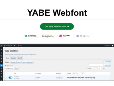Yabe Webfont
