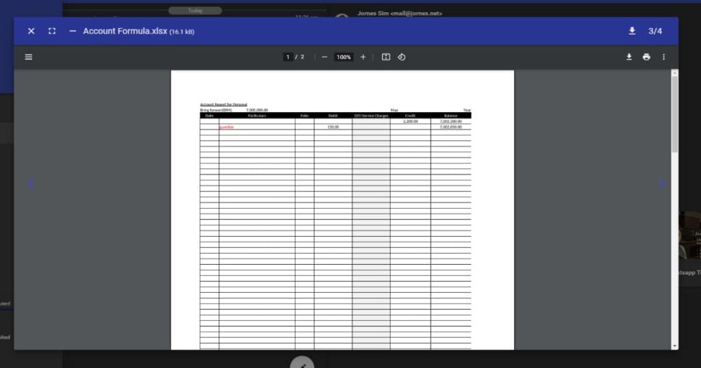 Email Attachments Preview without Downloading them.