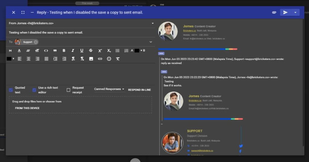 Zonal365 Powerful Email Composer
